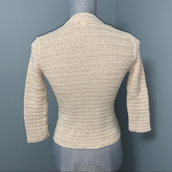 BANANA REPUBLIC knit round neck cardigan sweater office wear womens size XS - Picture 5 of 8